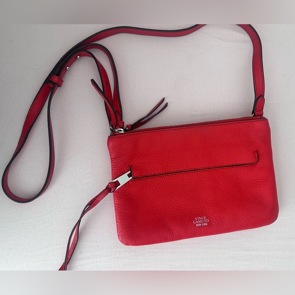 Vince Camuto Bold Red Crossbody Bag - Picture 1 of 12